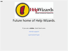 Tablet Screenshot of helpwizards.com